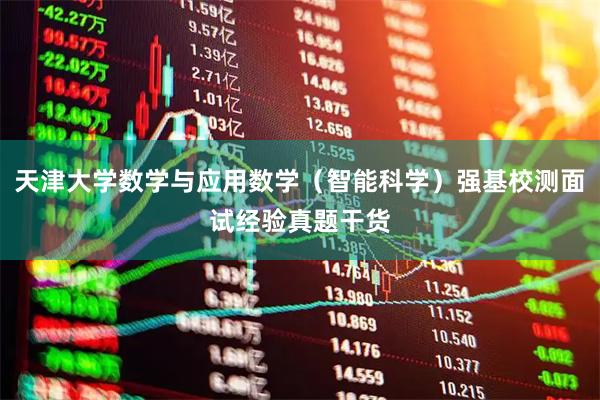 天津大学数学与应用数学（智能科学）强基校测面试经验真题干货