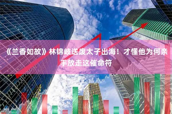 《兰香如故》林锦岐送废太子出海！才懂他为何亲手放走这催命符